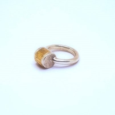 Tim & Mabel Textured Barrel Ring