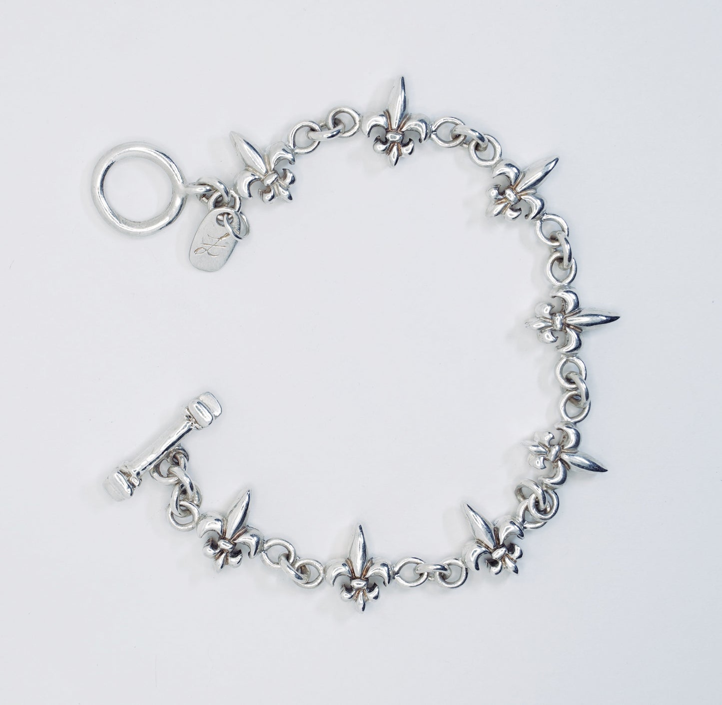 Tim & Mabel Classic Fleur de Lis Linking Bracelet