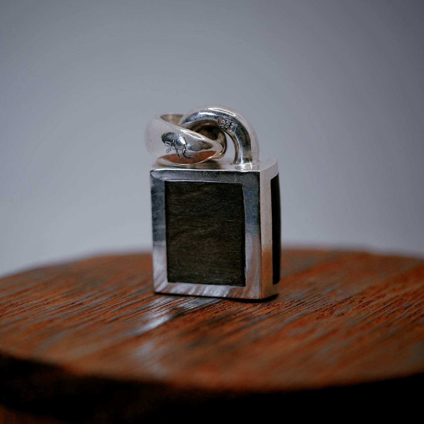 Tim & Mabel Cypress Half Barrel Pendant (lg)