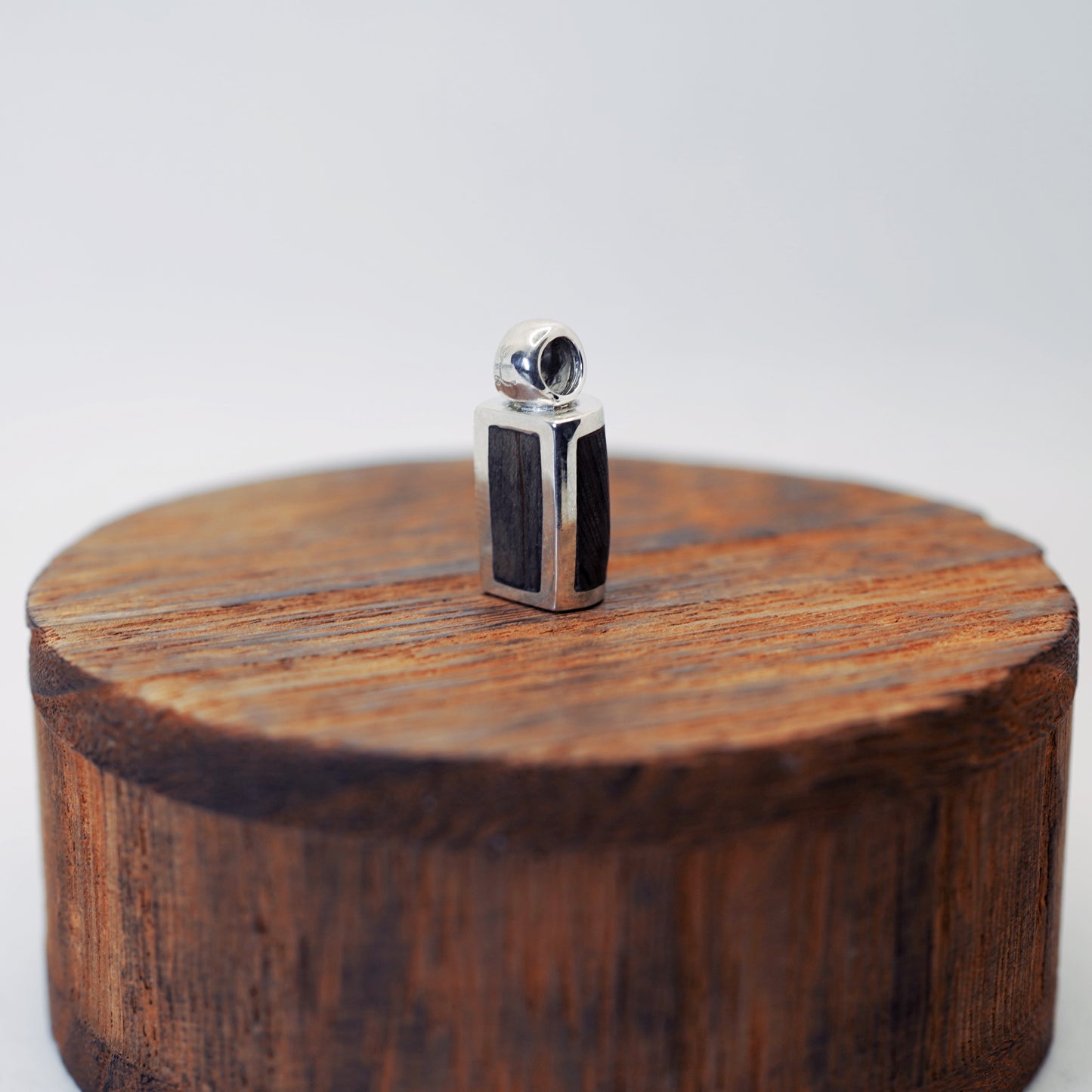 Tim & Mabel Cypress Half Barrel Pendant (sm)