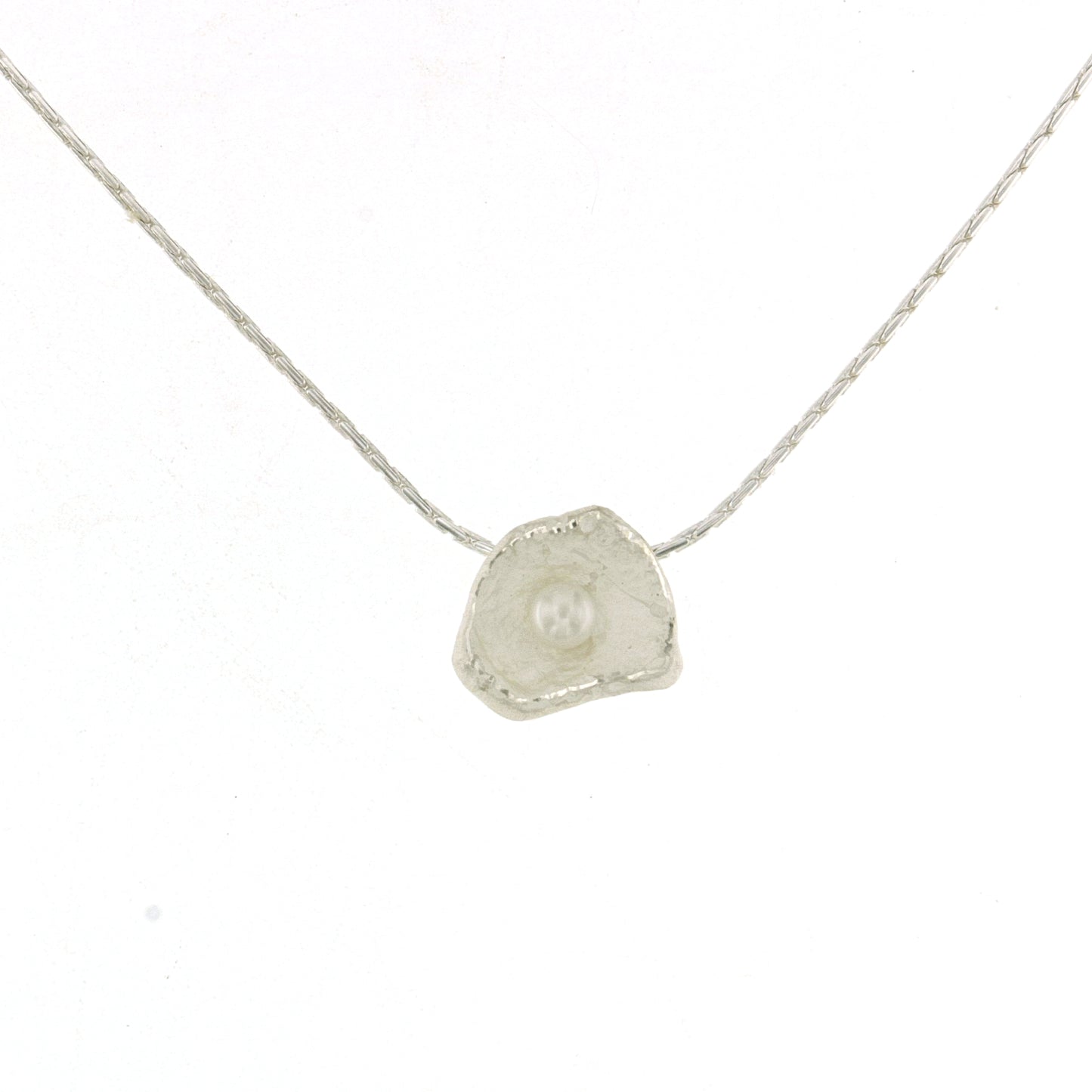Mysterium Collection Sterling Petal Pendant (Sm)