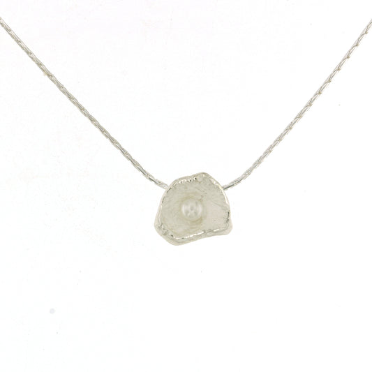 Mysterium Collection Sterling Petal Pendant (Sm)