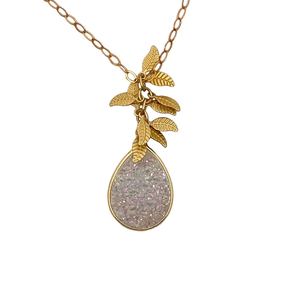 Anna Hollinger Collection Druzy Quartz Pendant