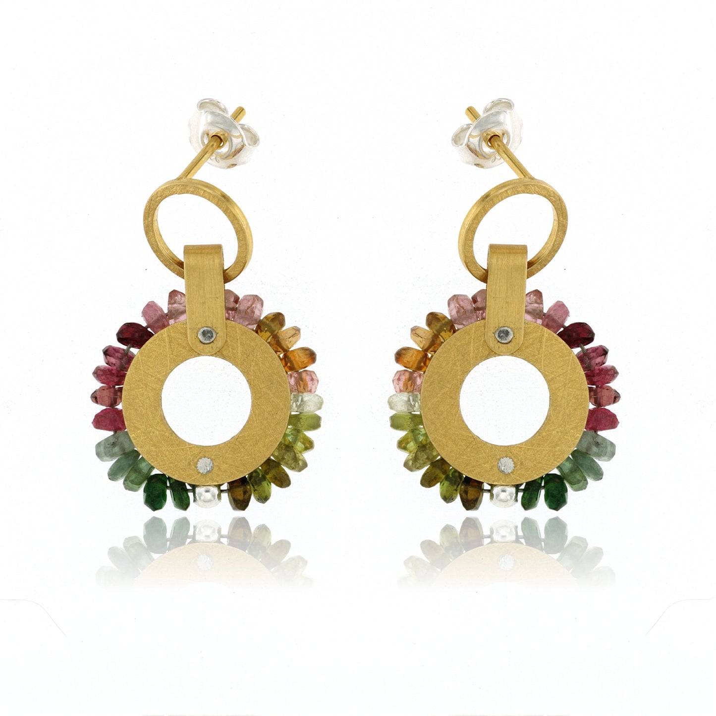 Mysterium Collection Vermeil Tourmaline Earrings