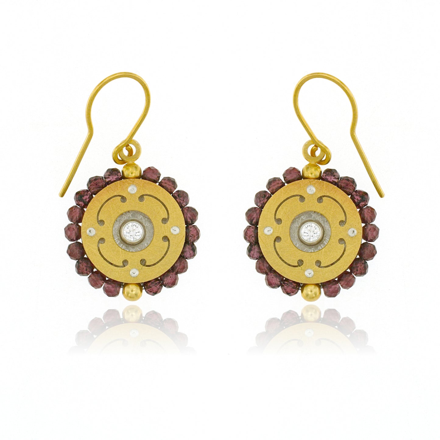 Mysterium Collection Vermeil Garnet Earrings