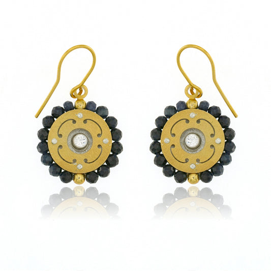 Mysterium Collection Vermeil Sapphire Earrings