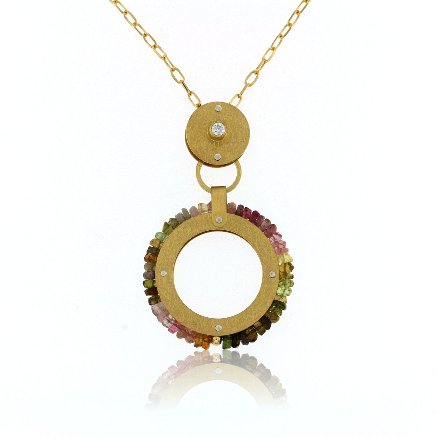Mysterium Collection Vermeil Tourmaline Pendant