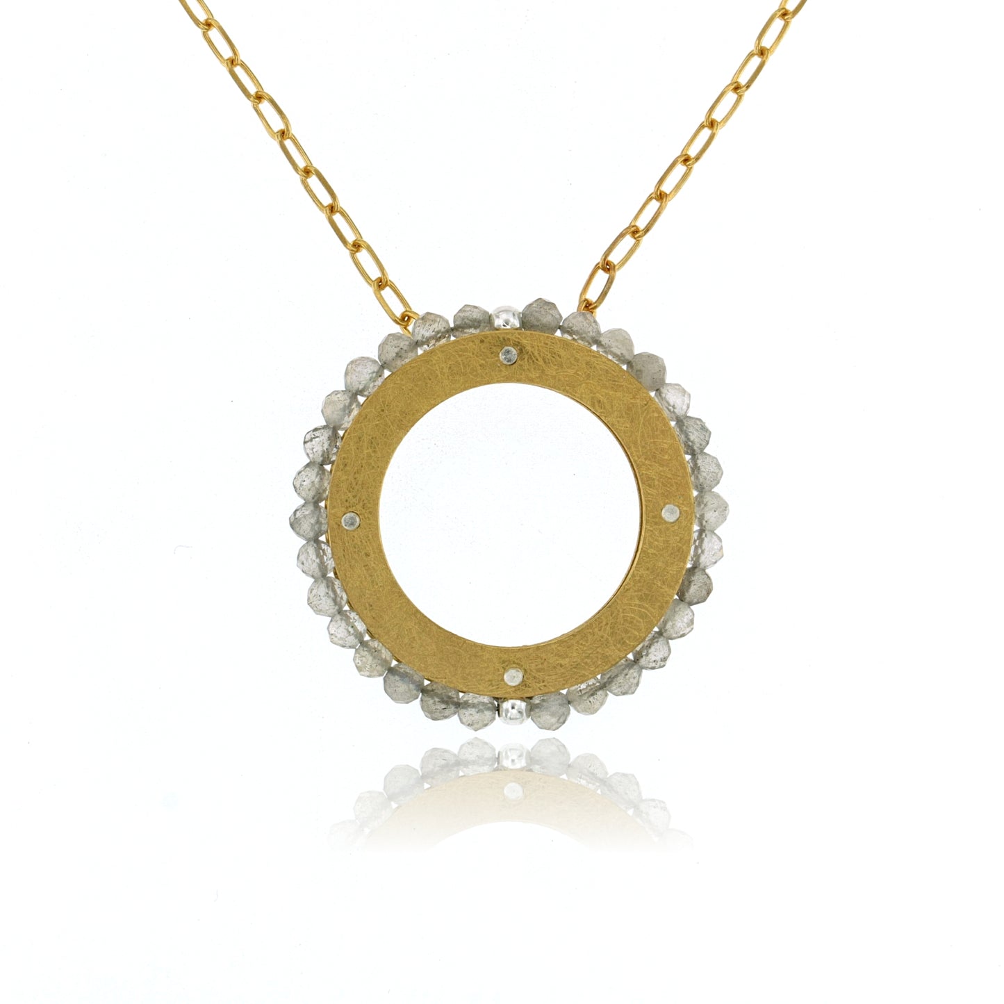 Mysterium Collection Vermeil Labradorite Pendant