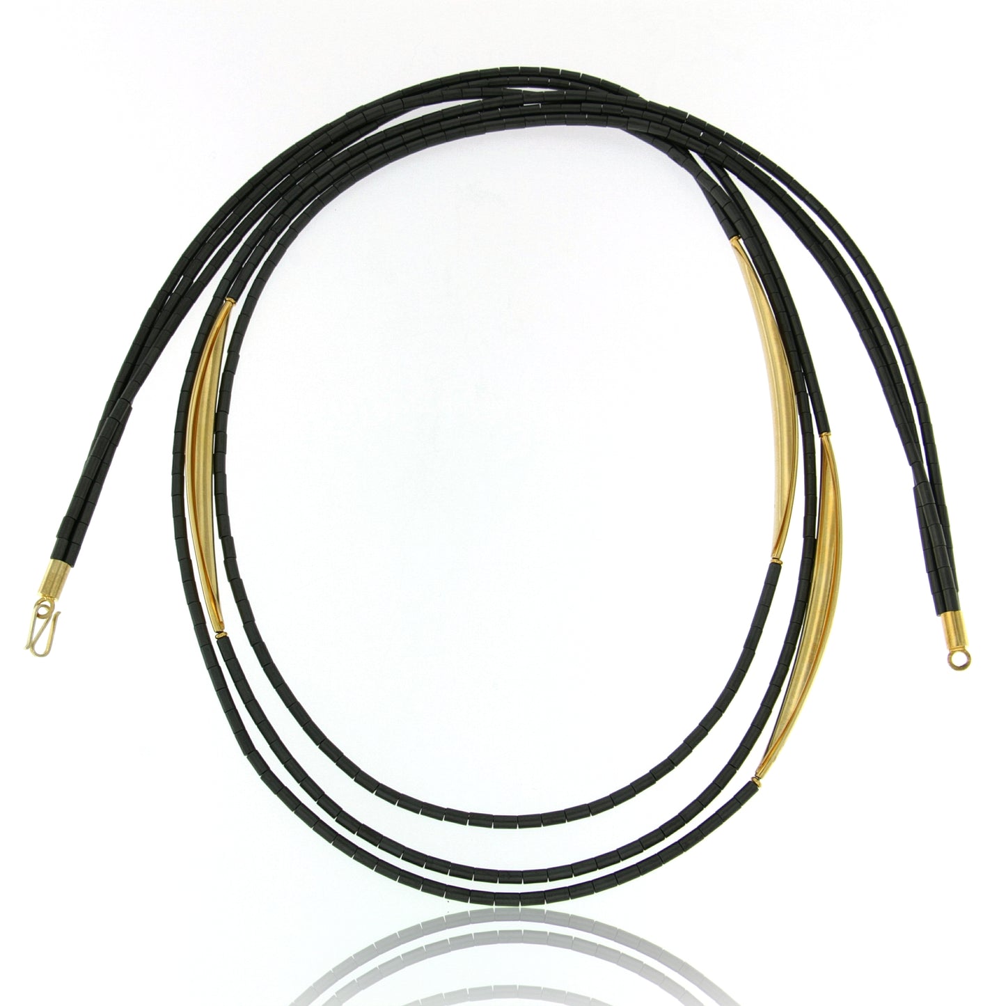 Mysterium Collection Vermeil & Hematite Necklace