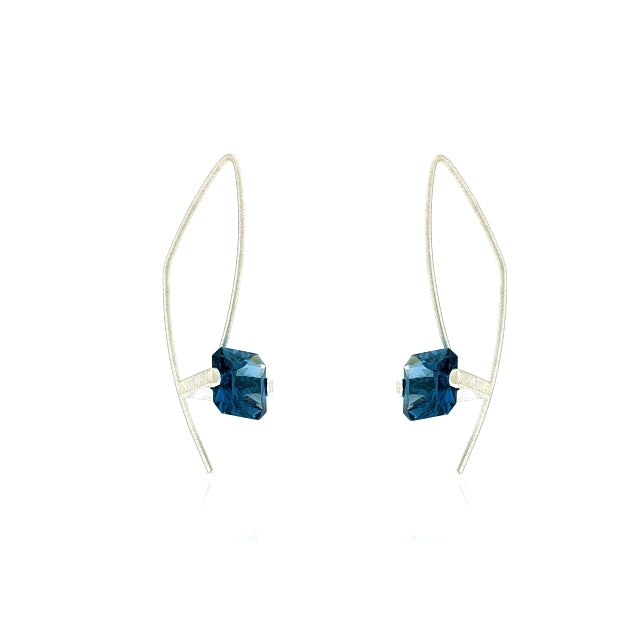 Mysterium Collection Blue Spinel Earrings