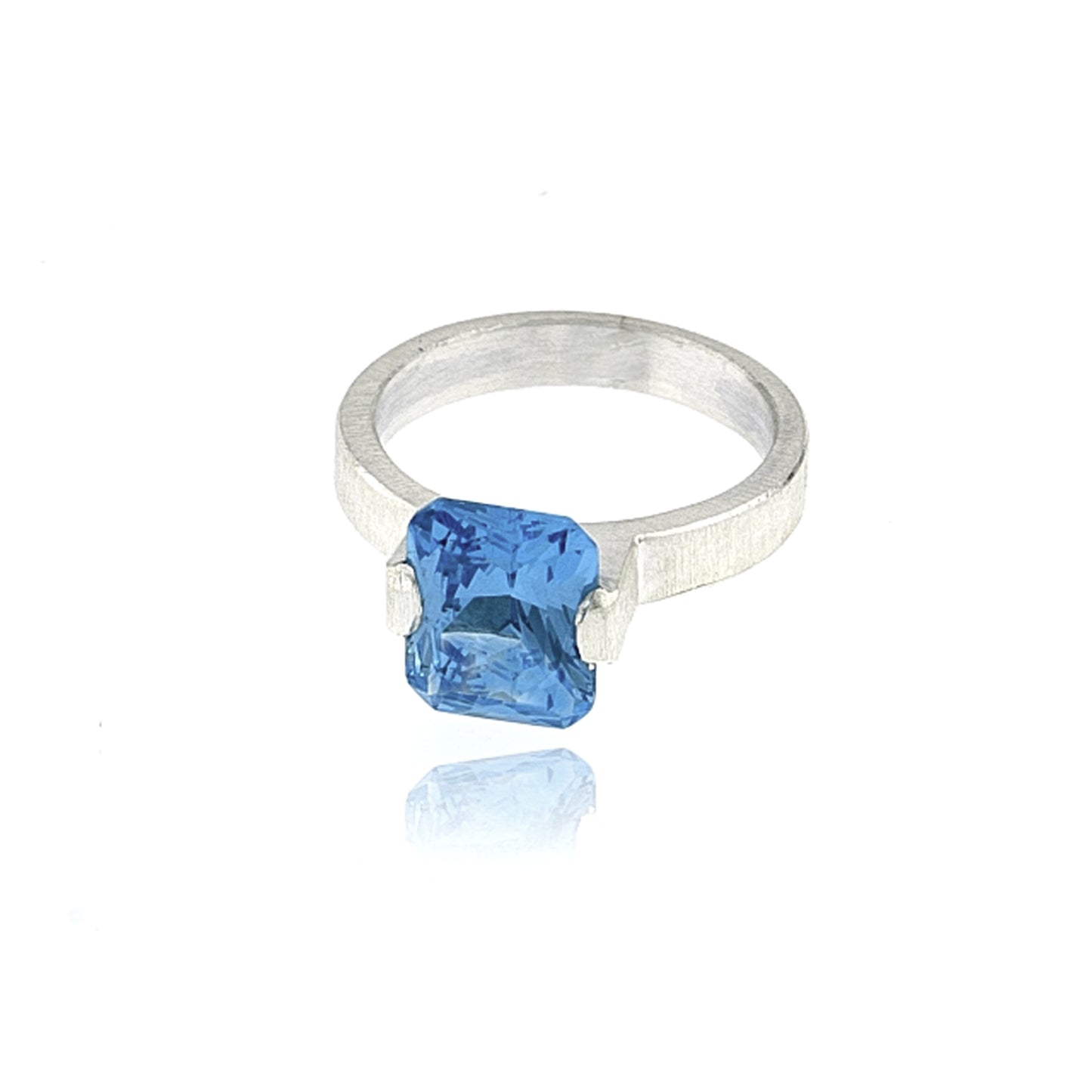 Mysterium Collection Sterling Blue Spinel Ring