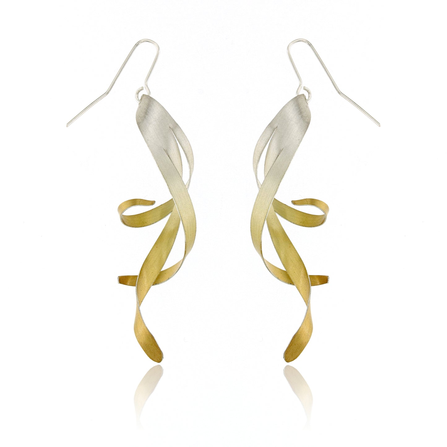 Mysterium Collection Sterling & Gold Twisted Earrings