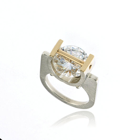 Mysterium Collection Sterling & 14k Cubic Zirconia Ring