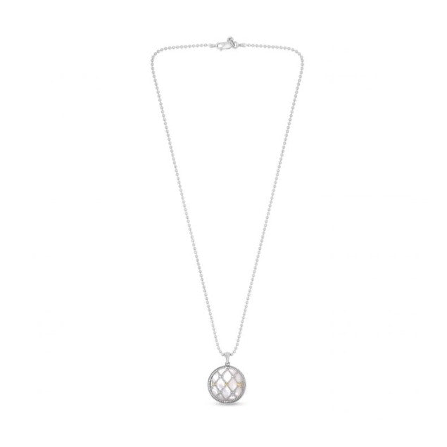 Phillip Gavriel Collection Sterling Silver & 18K Gold Mother of Pearl Pendant