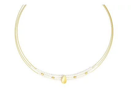 Bernd Wolf Collection "Aquina" Pearl & CZ Necklace