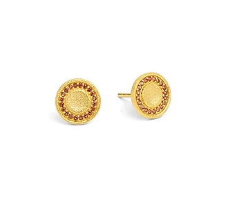 Bernd Wolf Collection "Cavi" Garnet Earrings