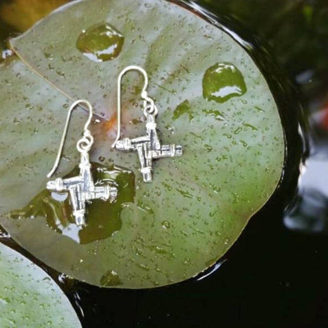 Tim & Mabel St. Brigid's Cross Earrings