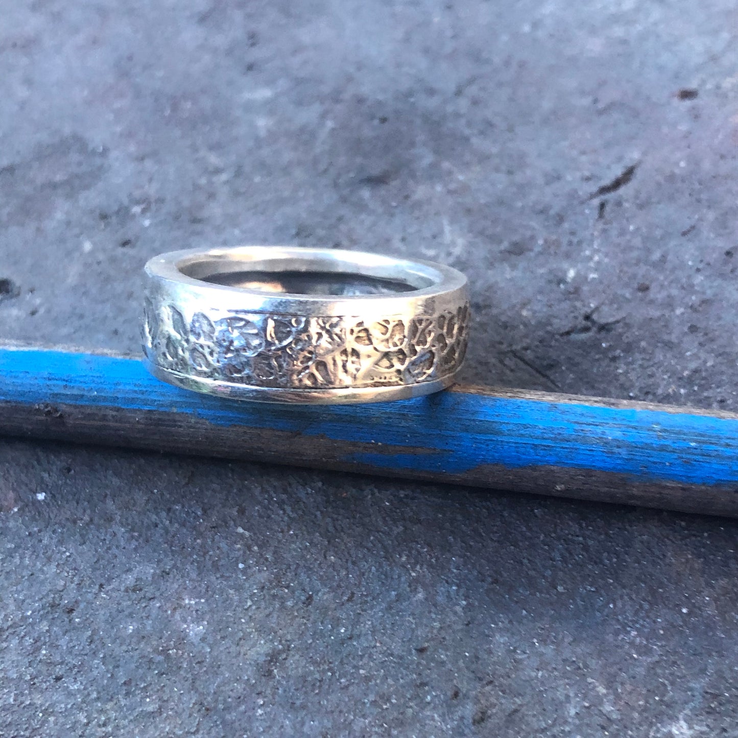 Tim & Mabel Textured Band Ring