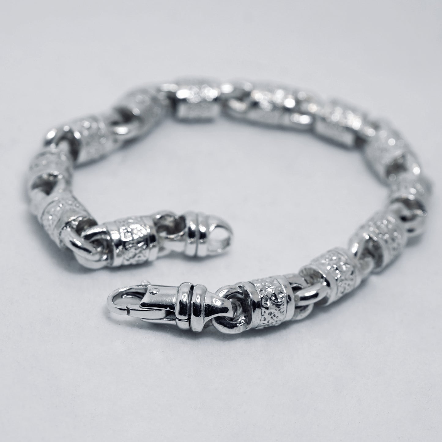 Tim & Mabel Textured Barrel Bracelet