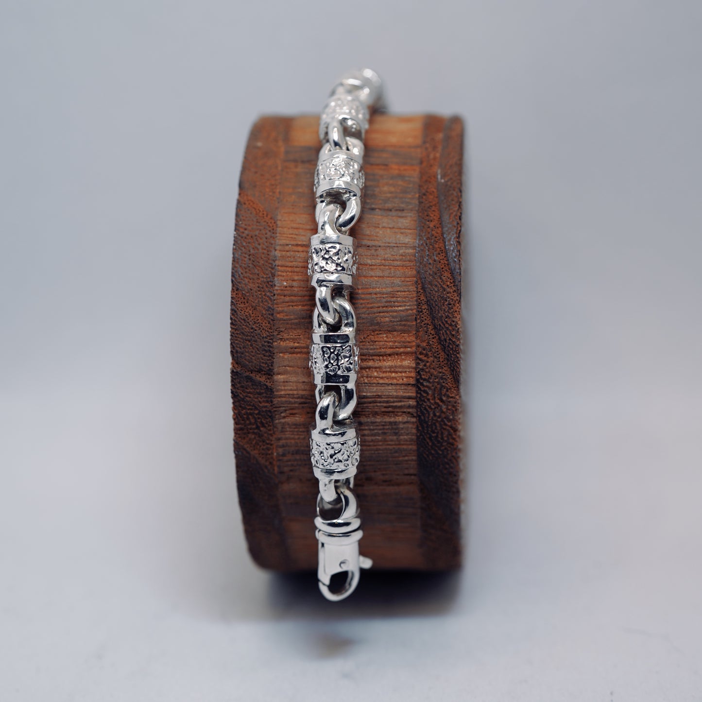 Tim & Mabel Textured Barrel Bracelet