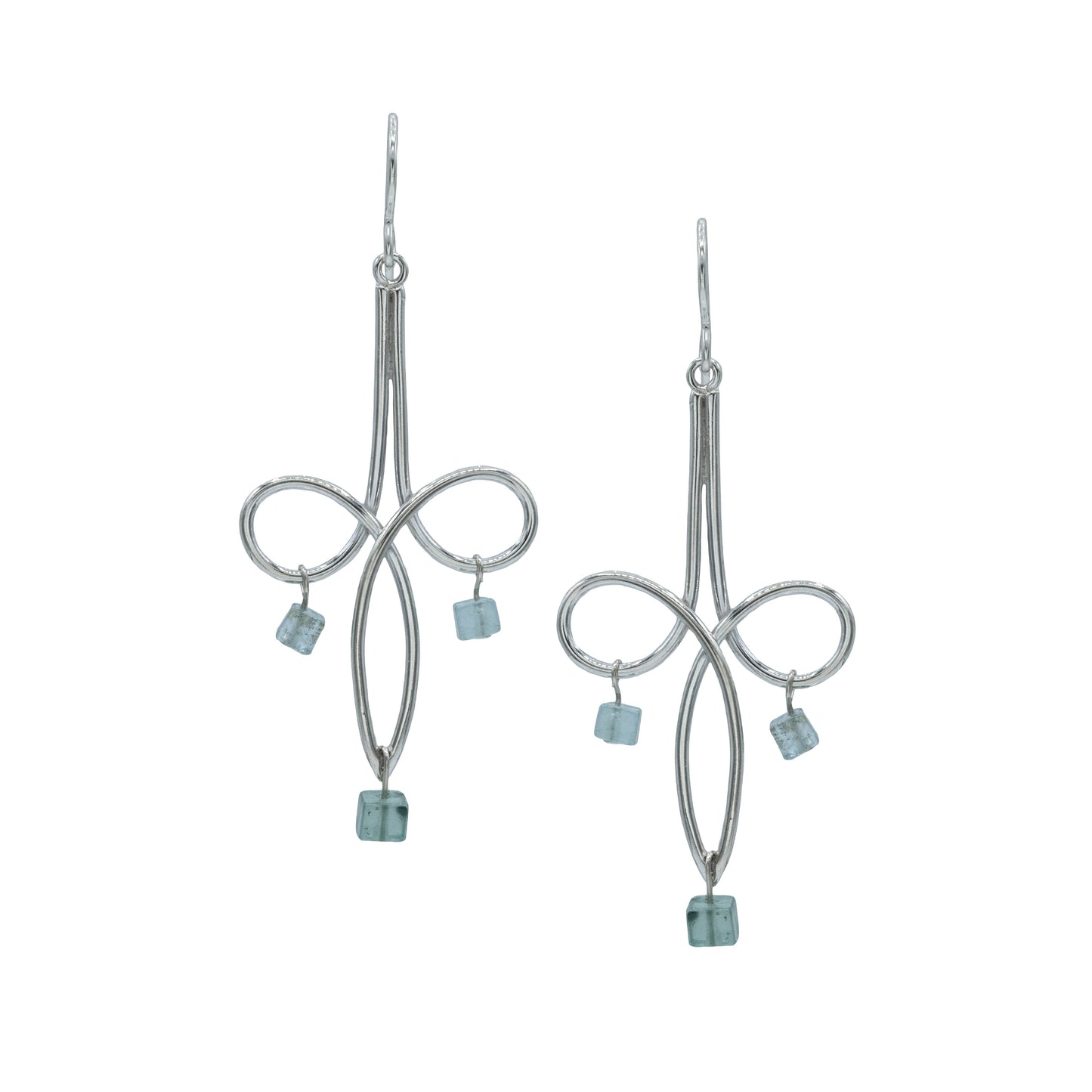 Vitrice McMurry Sterling "Chandelier" Earrings with Apatite