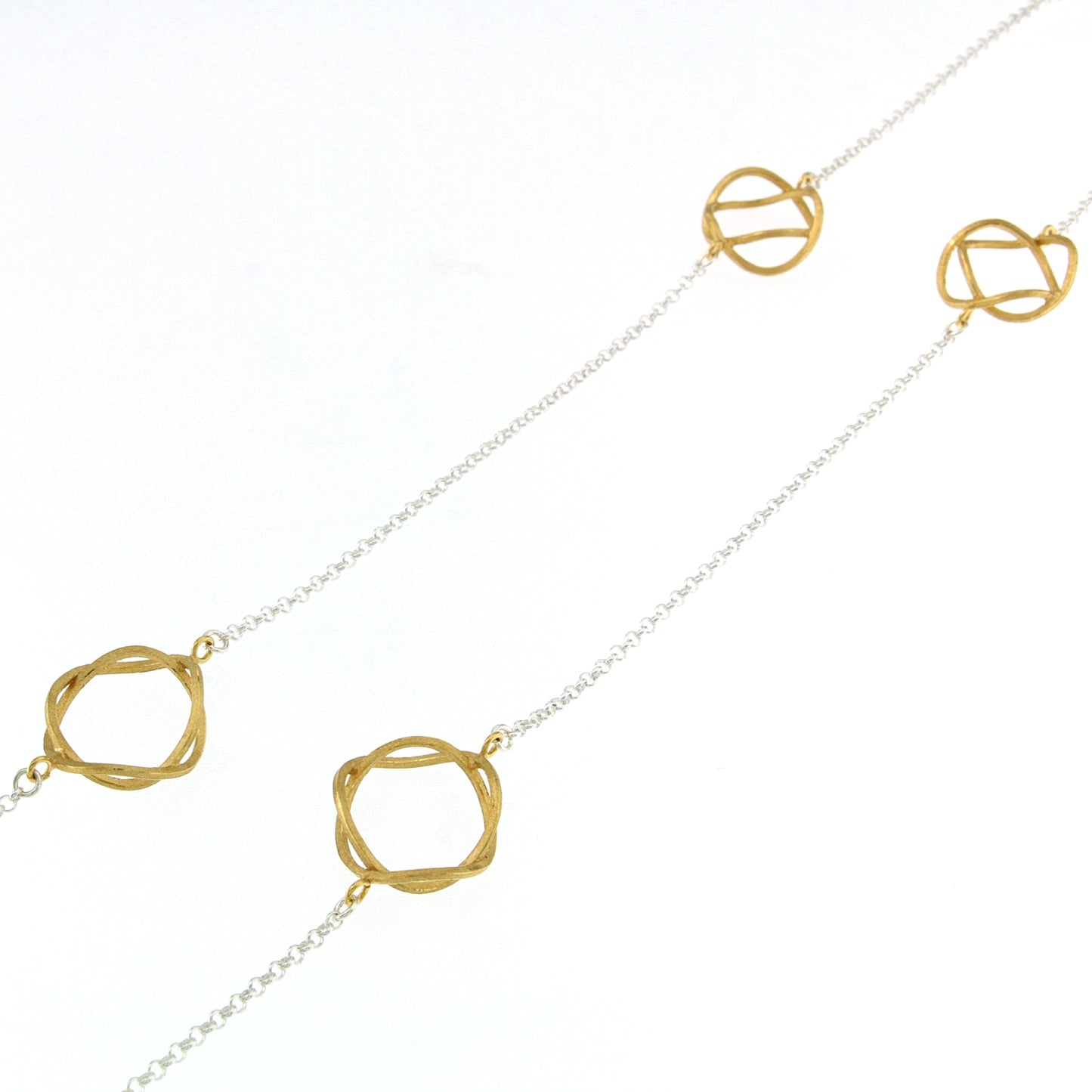 Mysterium Collection Sterling & Vermeil Ovals Necklace