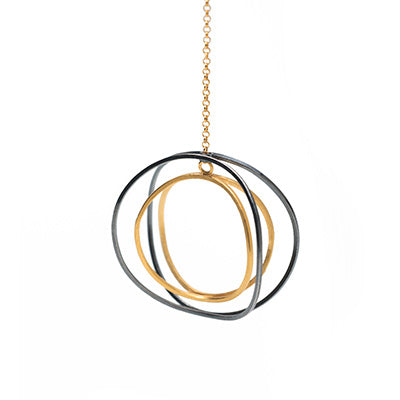Mysterium Collection Wavy Circle Pendant