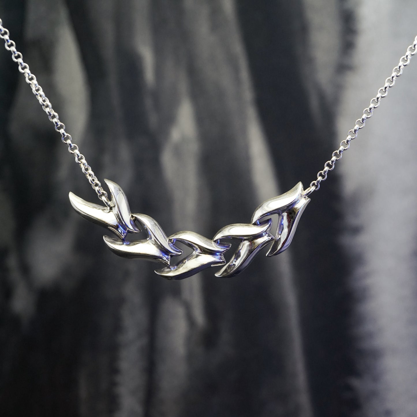 Tim & Mabel Wave Link Necklace