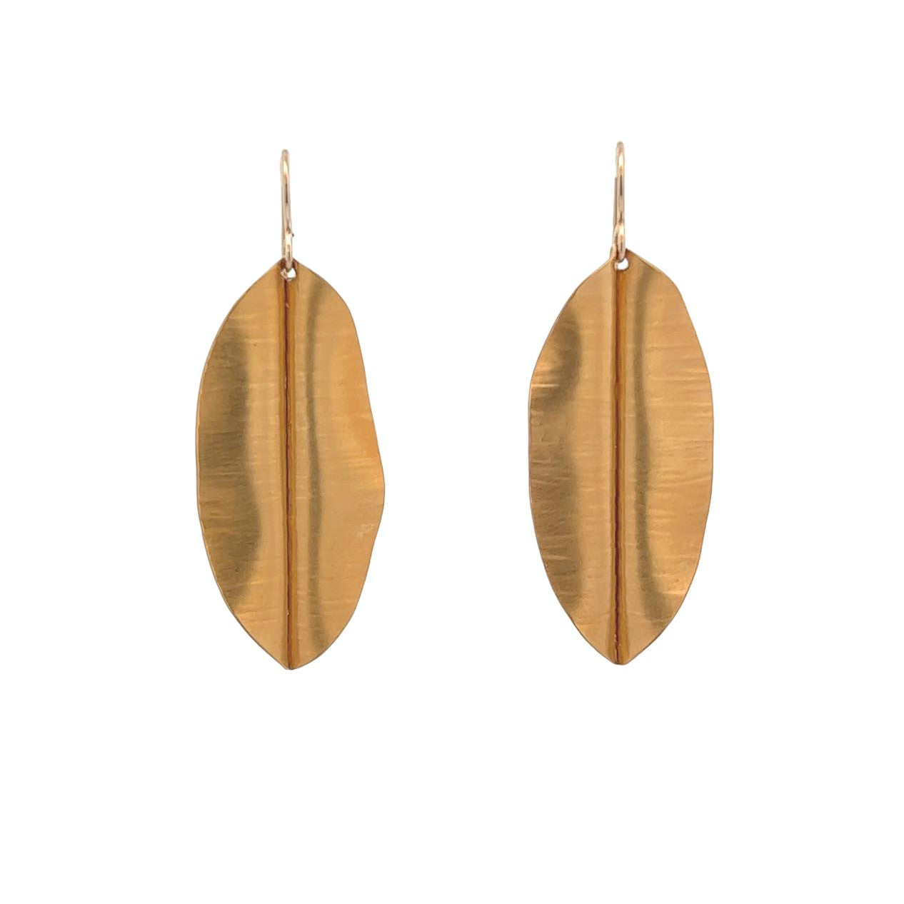 Vitrice McMurry Vermeil Banana Leaf Earrings (Large)