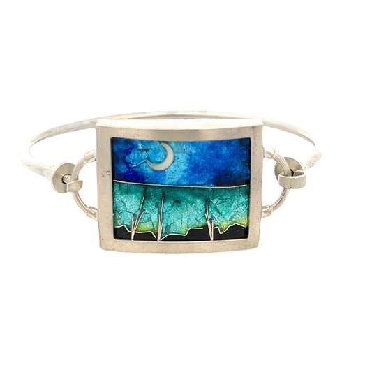 James Carter "Crescent Moon" Cloisonne Bracelet