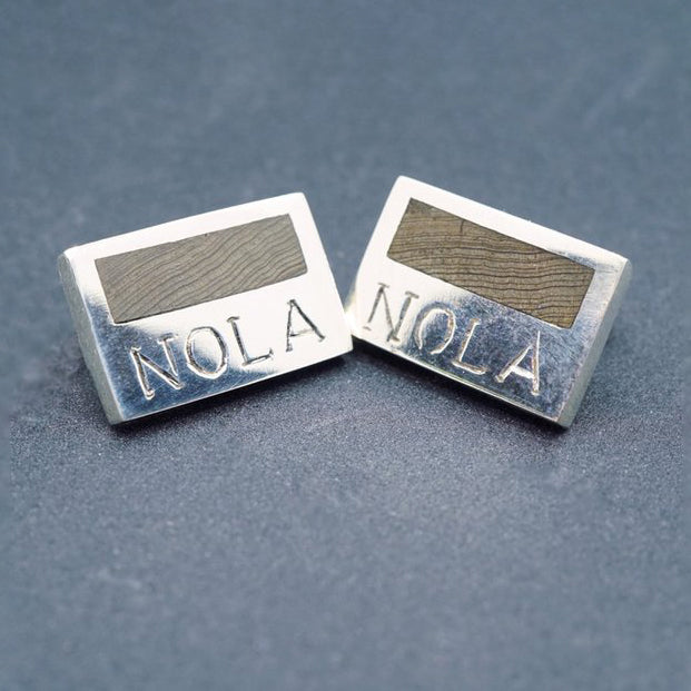 Tim & Mabel NOLA Cypress Cufflinks