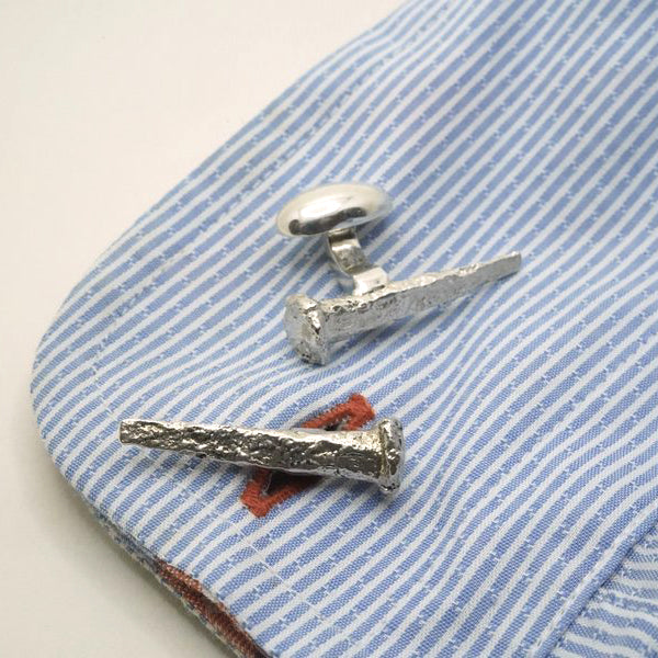 Tim & Mabel 1846 Nail Cufflinks