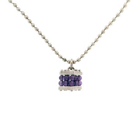 Molly McNamara Collection Amethyst Cubism Necklace