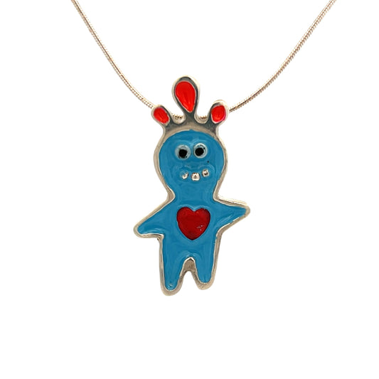 Molly McNamara Collection Blue Voodoo Baby Necklace