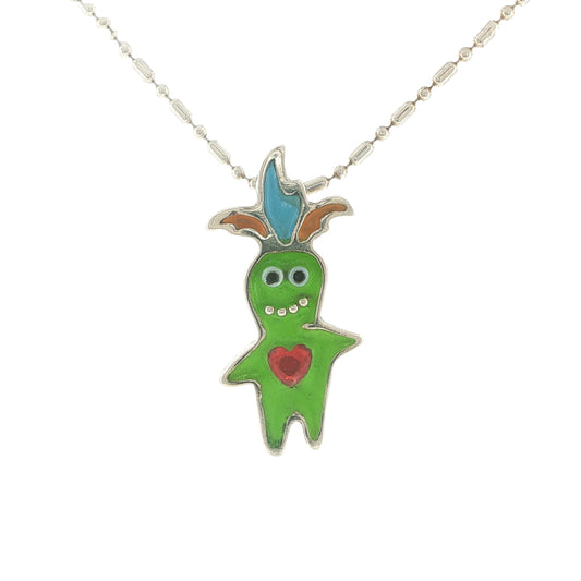 Molly McNamara Collection Green Voodoo Baby Necklace