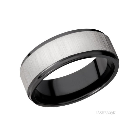 Lashbrook Designs Zirconium Wedding Band