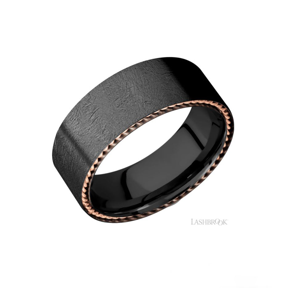 Lashbrook Designs Zirconium Wedding Band