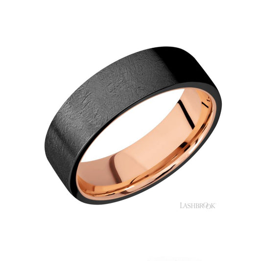 Lashbrook Designs Zirconium Wedding Band