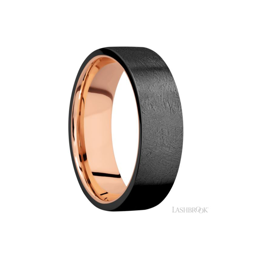 Lashbrook Designs Zirconium Wedding Band