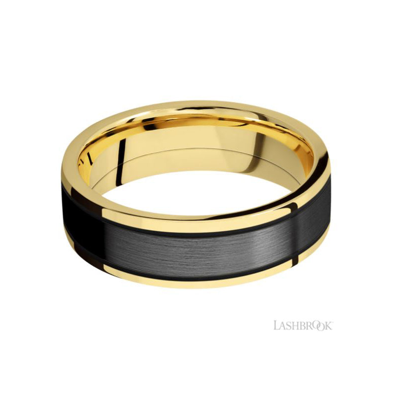 Lashbrook Designs Zirconium Wedding Band