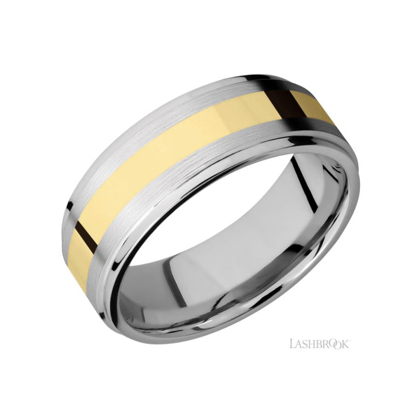 Lashbrook Designs Cobalt Chrome Wedding Band