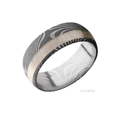 Lashbrook Designs Damascus Wedding Band