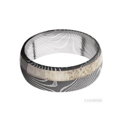 Lashbrook Designs Damascus Wedding Band