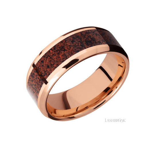 Lashbrook Designs 14K Rose Gold Wedding Band