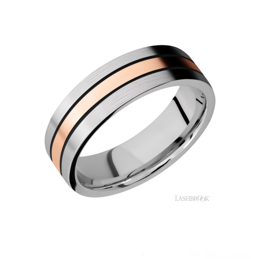 Lashbrook Designs Cobalt Chrome Wedding Band