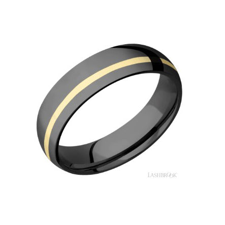 Lashbrook Designs Zirconium Wedding Band