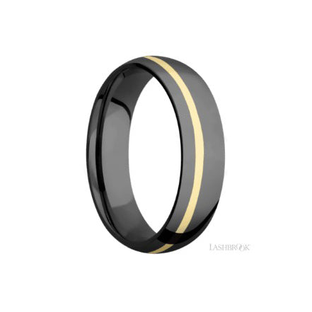 Lashbrook Designs Zirconium Wedding Band