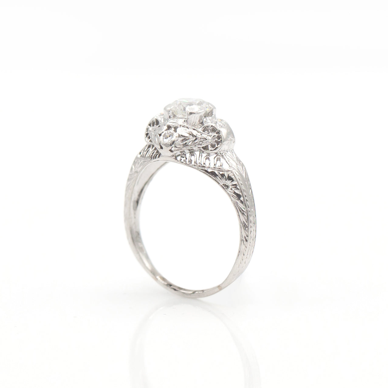 Estate Collection Platinum Diamond Ring