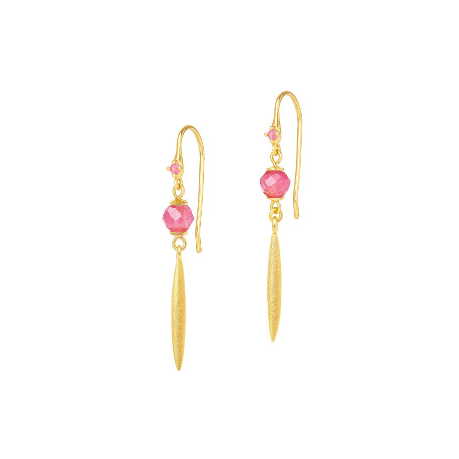 Bernd Wolf Collection "Fiscala" Pink Tourmaline Earrings
