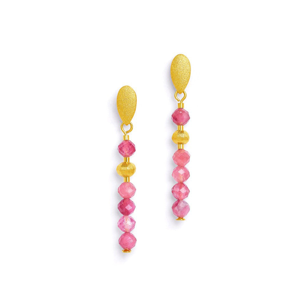Bernd Wolf Collection "Lampana" Pink Tourmaline Earrings